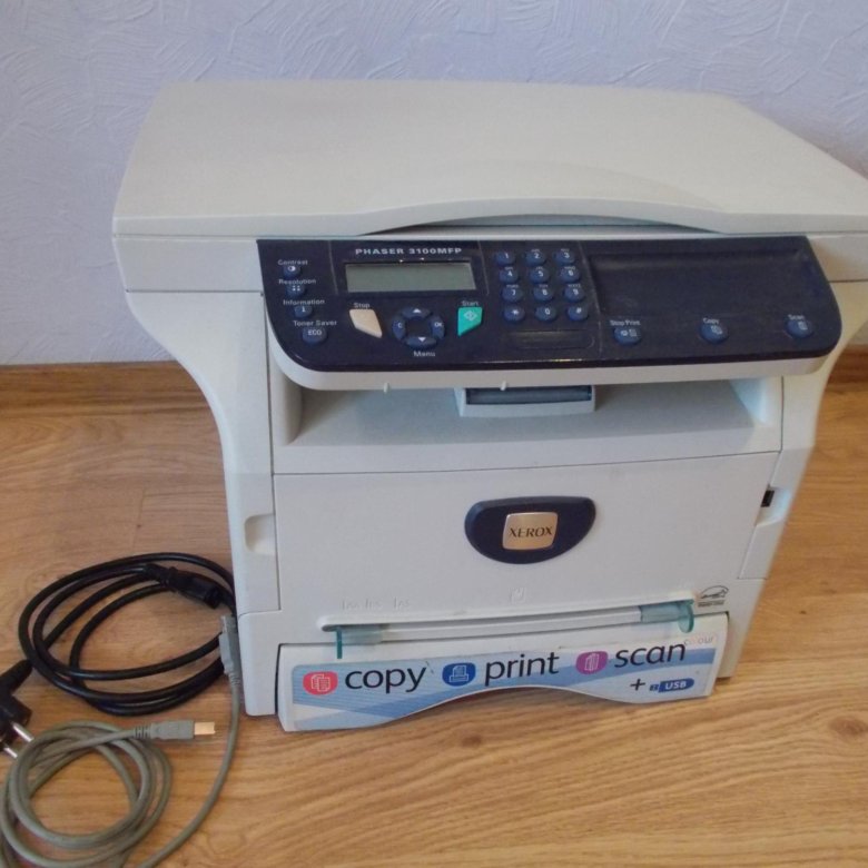Лазерное МФУ Xerox-3100 (принтер\ сканер\ копир), печать ч\б